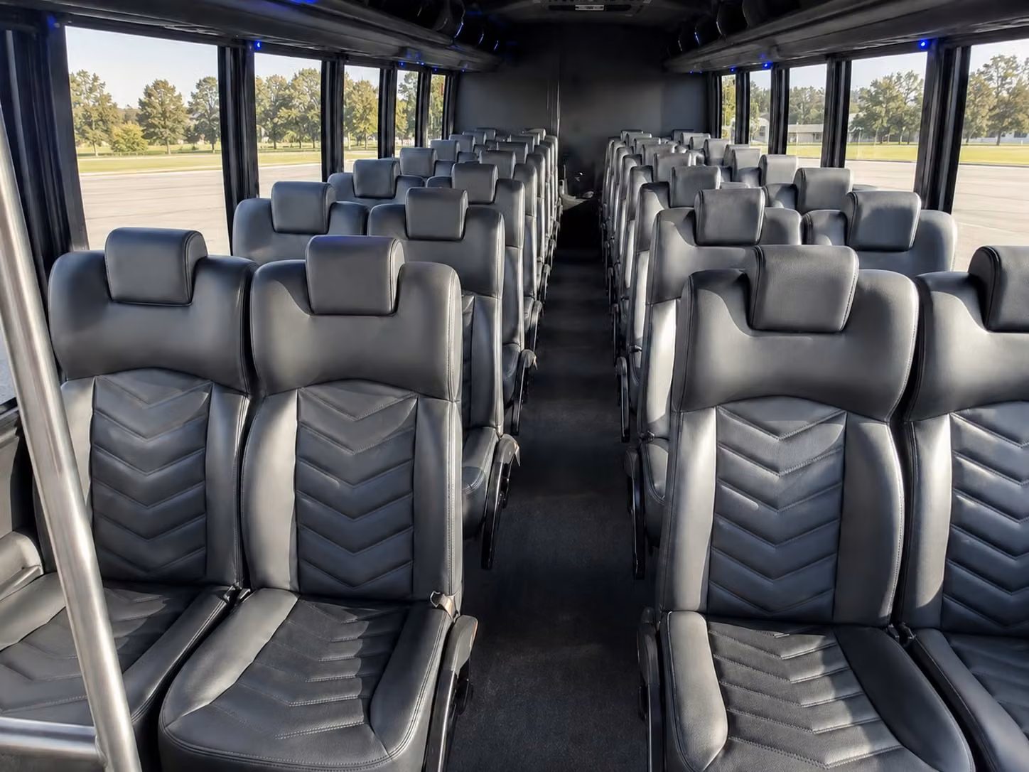 15 passenger minibus inside