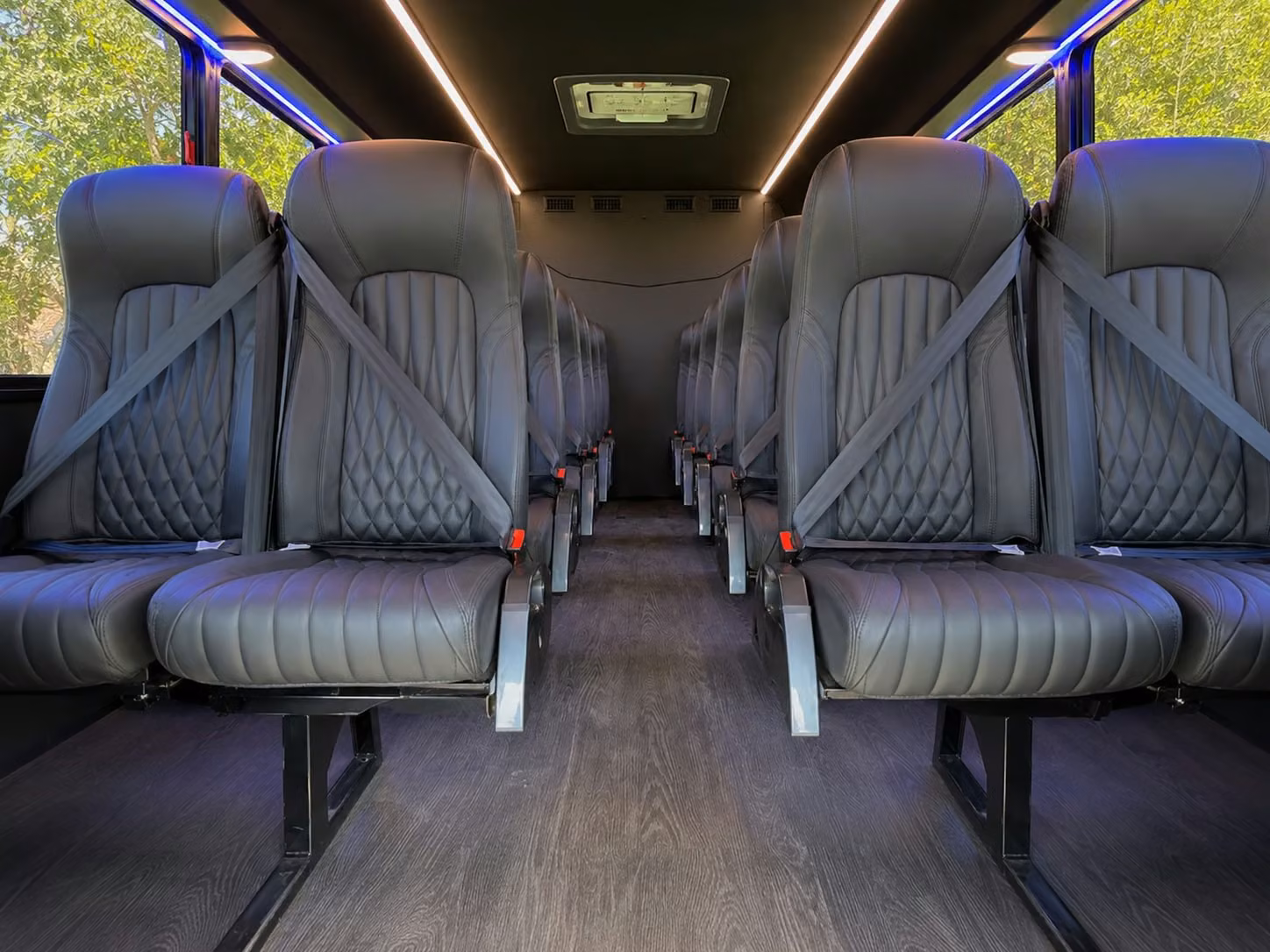 18 passenger minibus inside