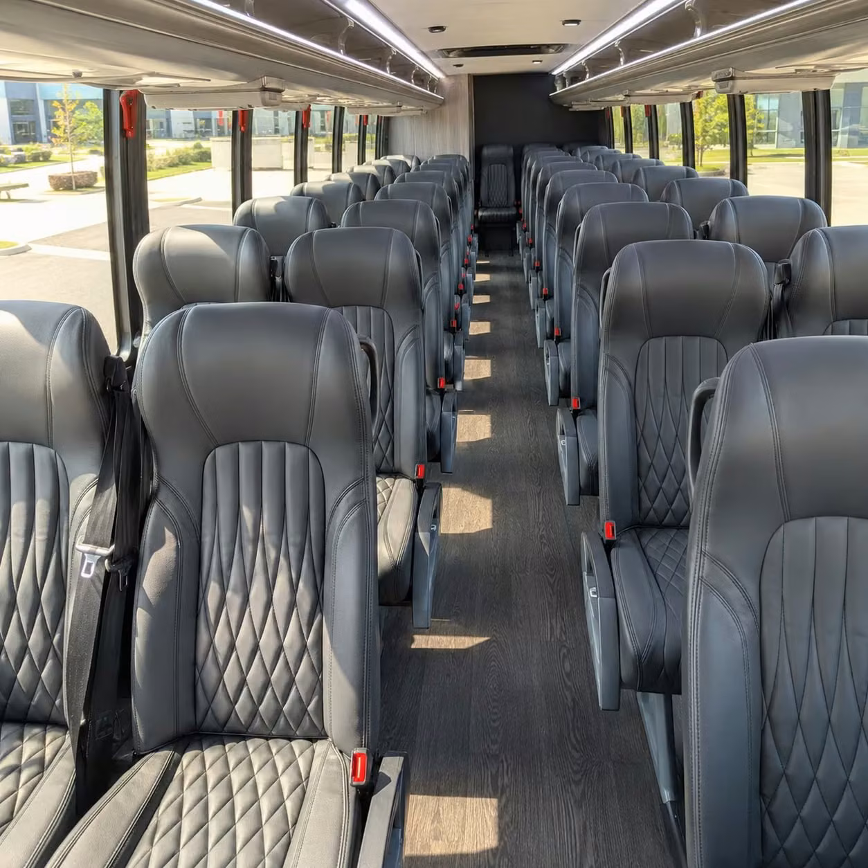 28 passenger minibus interior