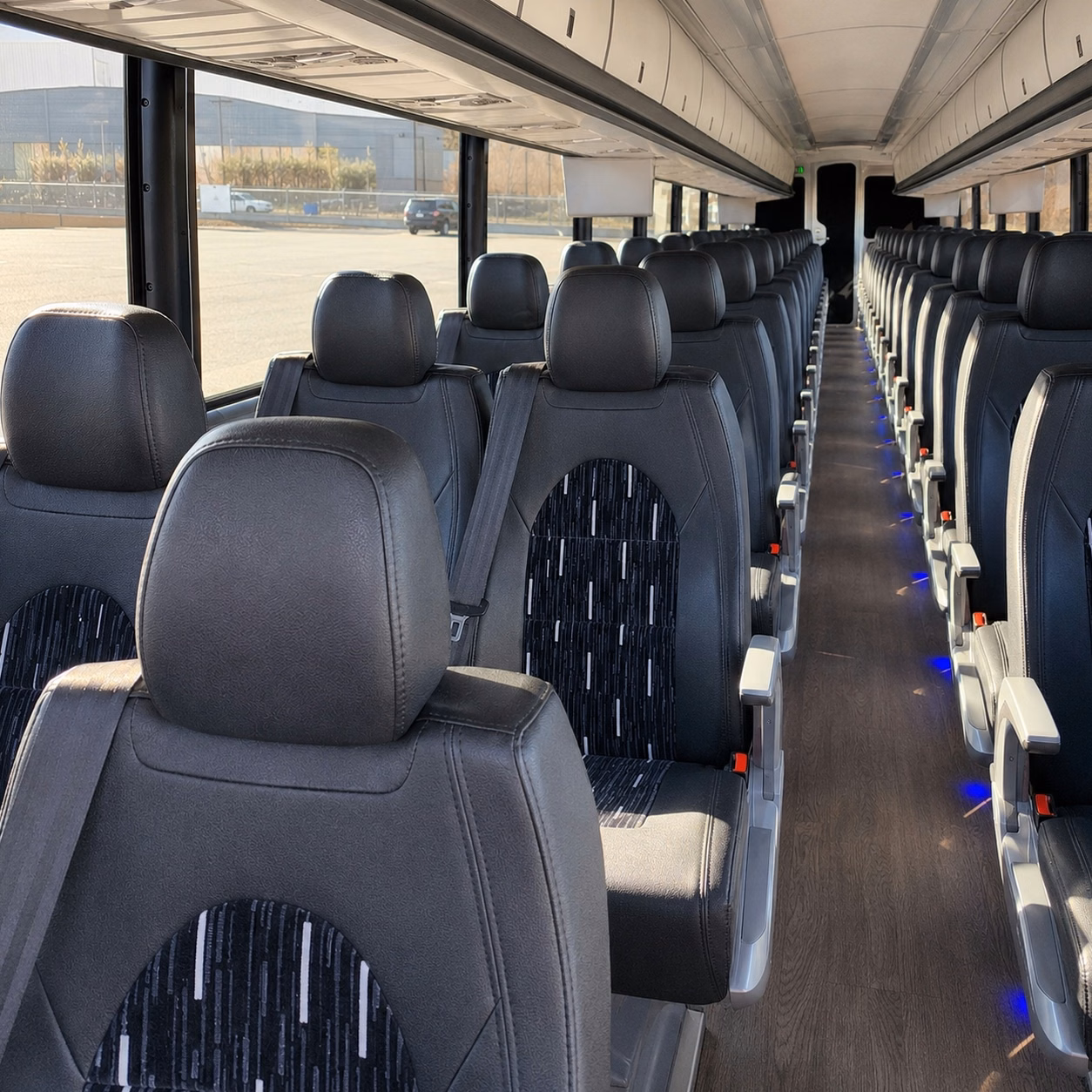 paterson charter bus interior